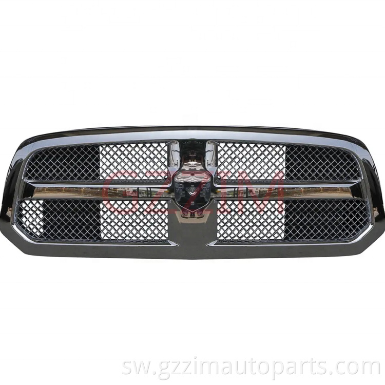Modified Half Chromed Front  Middle Grille Used For RAM 1500 2013-2018